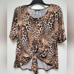 Cha Cha Vente Animal Print Top